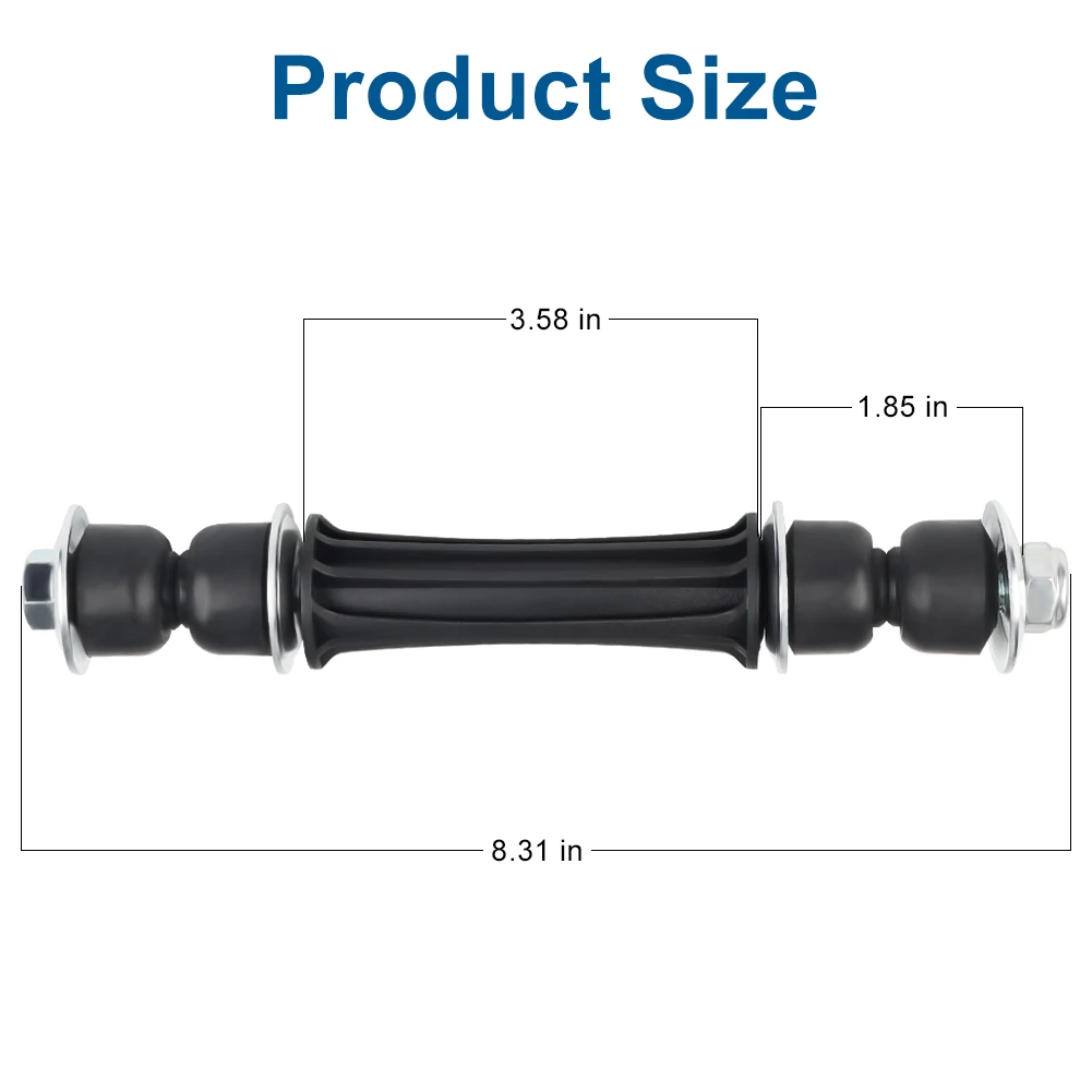 2PCS Car Front Swing Bar Balance Bar End Stabilizer Drive Shaft Upgrade Accessory For Chevy GMC Cadillac Hummer Models