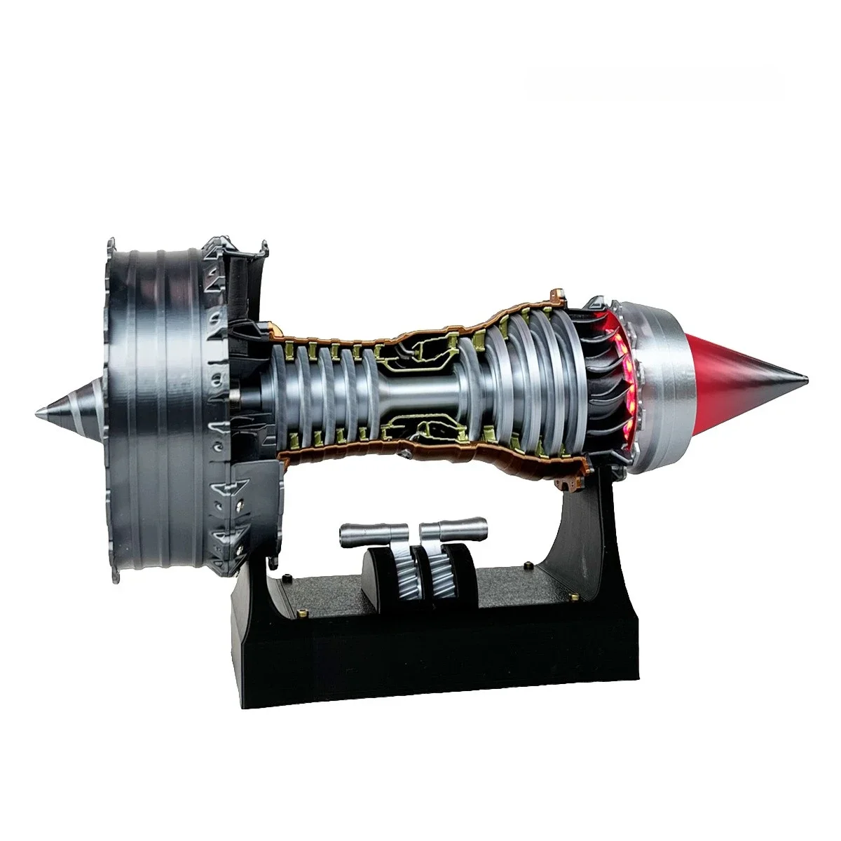 

Aircraft turbofan engine Tr900 model jet creative tabletop ornament