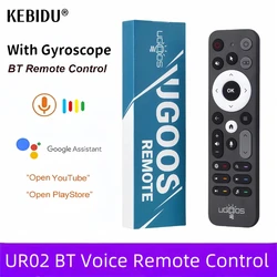 UR02 BT Voice Remote Control with Gyroscope Replacement for Ugoos TOX1 TOX3 TOX4 AM8 PRO AM6B PLUS X4 X4Q Cube Pro Extra TV Box