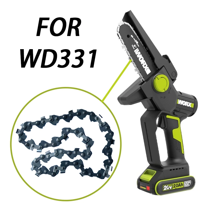 

Chainsaw Chain for WD331 Mini Steel Electric Chain Saw Accessory 5inch Replaceable Chains Professional Electrical Tool Part