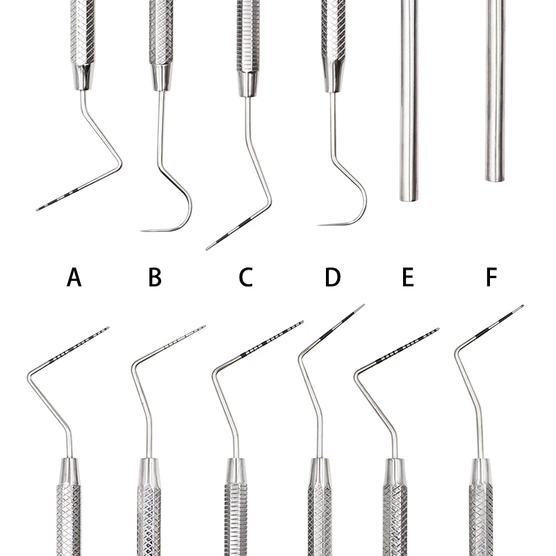 1 szt. Dental sonda przyzębiańska ze stali nierdzewnej ze skalerem Explorer Instrument narzędzie sprzęt endodontyczny sonda materiałowa