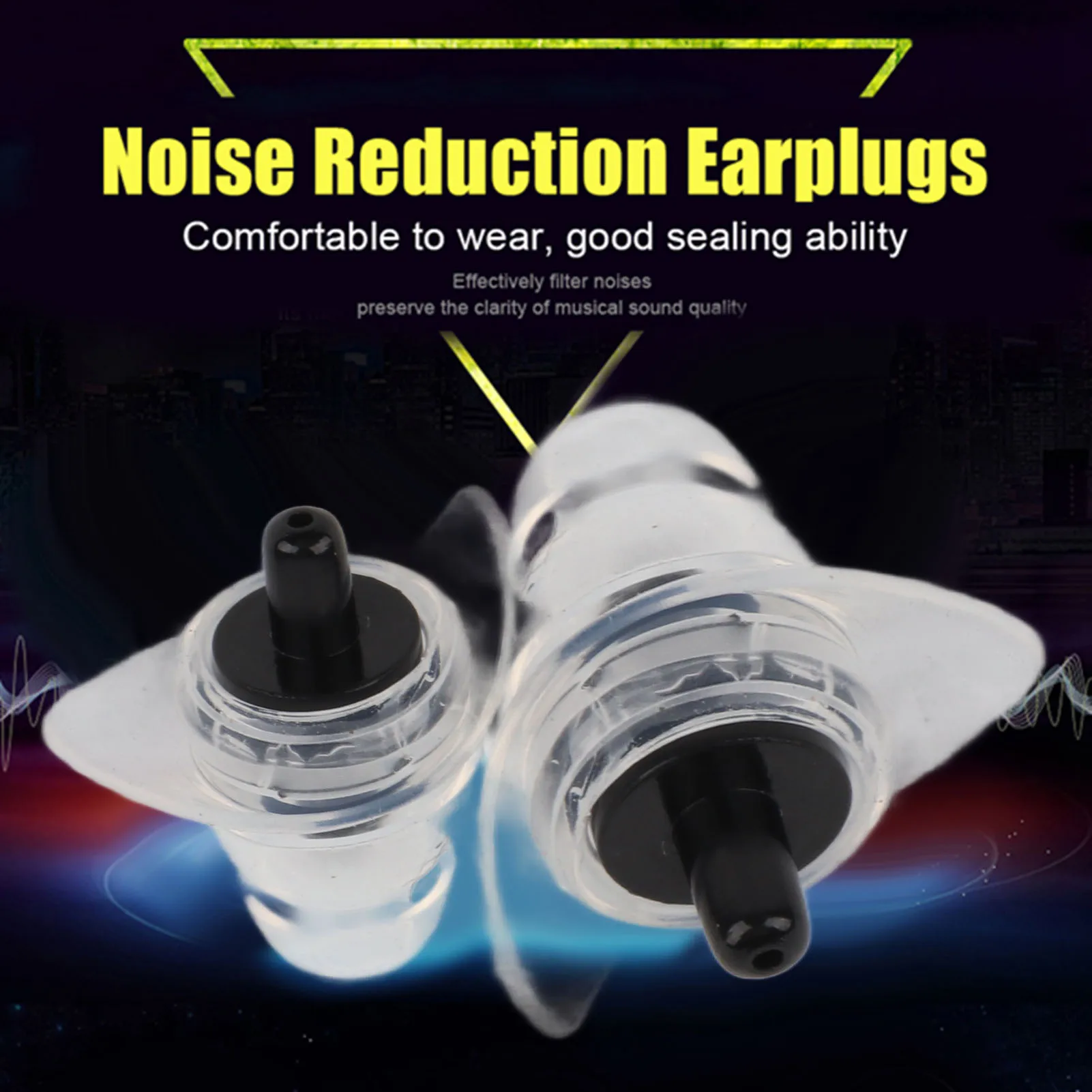 

ZK30 High Fidelity 27dB Noise Reduction Earplugs Concert Drummer Party Hearing Protection