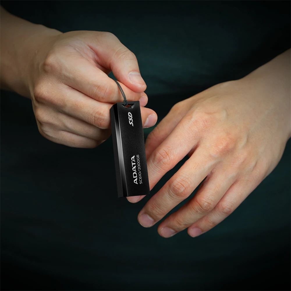 ADATA SC610 Внешний твердотельный жесткий диск 500 ГБ 1000 ГБ до 550 Мбит/с USB 3.2 Портативный твердотельный накопитель PSSD для компьютера