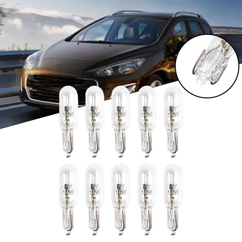 

10PCS T5 286 12V 1.2W Car Dashboard Halogen Light Bulb Or Instrument Panel Bulb Part Number T5 286 Wedge Bulb For Dashboard