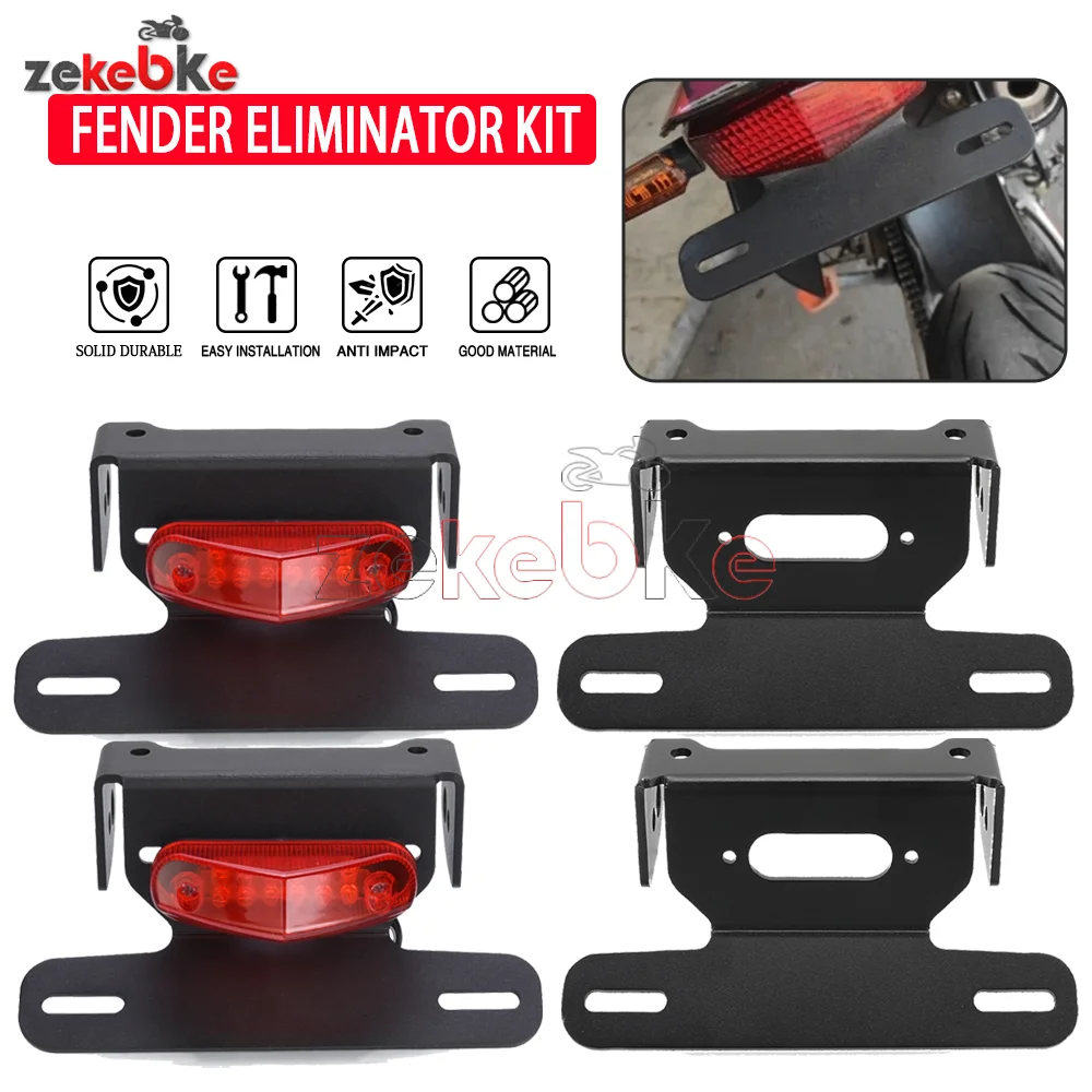 

DRZ400 DRZ400S DRZ400SM Tail Tidy License Plate Holder for suzuki DRZ400SM 2005-2024-2025 Fender Eliminator Bracket Taillight