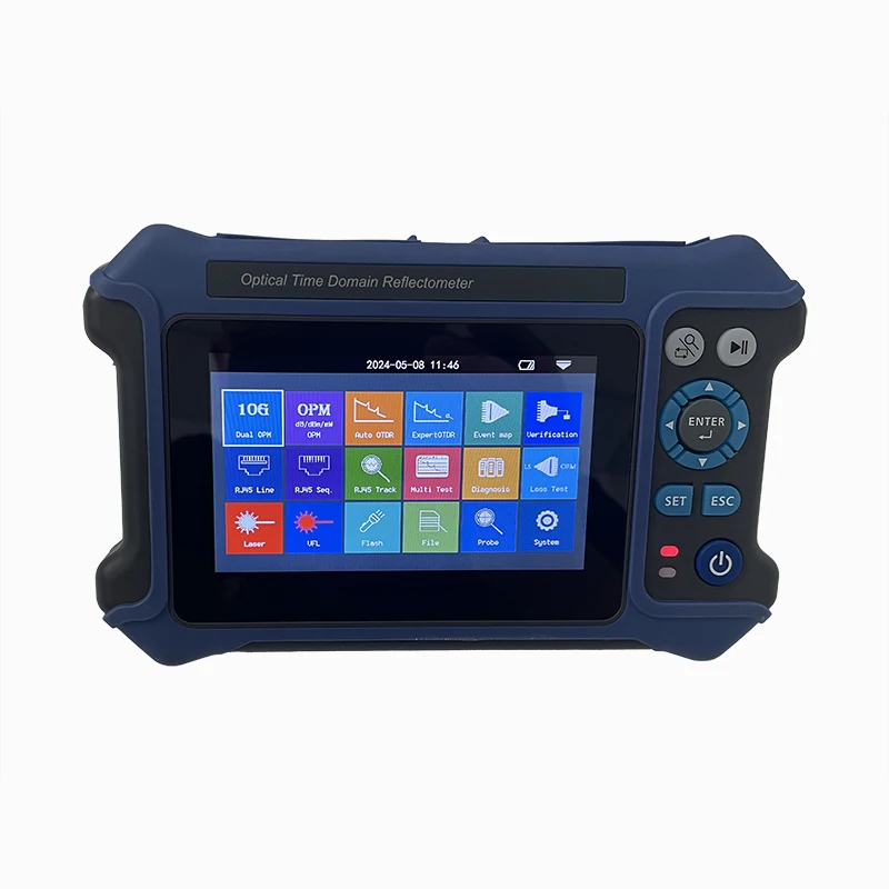 JW3302K 28dB/26dB SM 1310/1550nm OTDR Optical Time Domain Reflectometer 10G OPM VFL Optical Loss Test OTDR