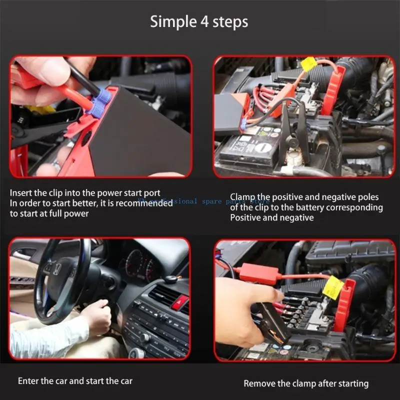 

41XA Portable Car Jump Starter 12V 10800mAh Car Emergency Power Starter