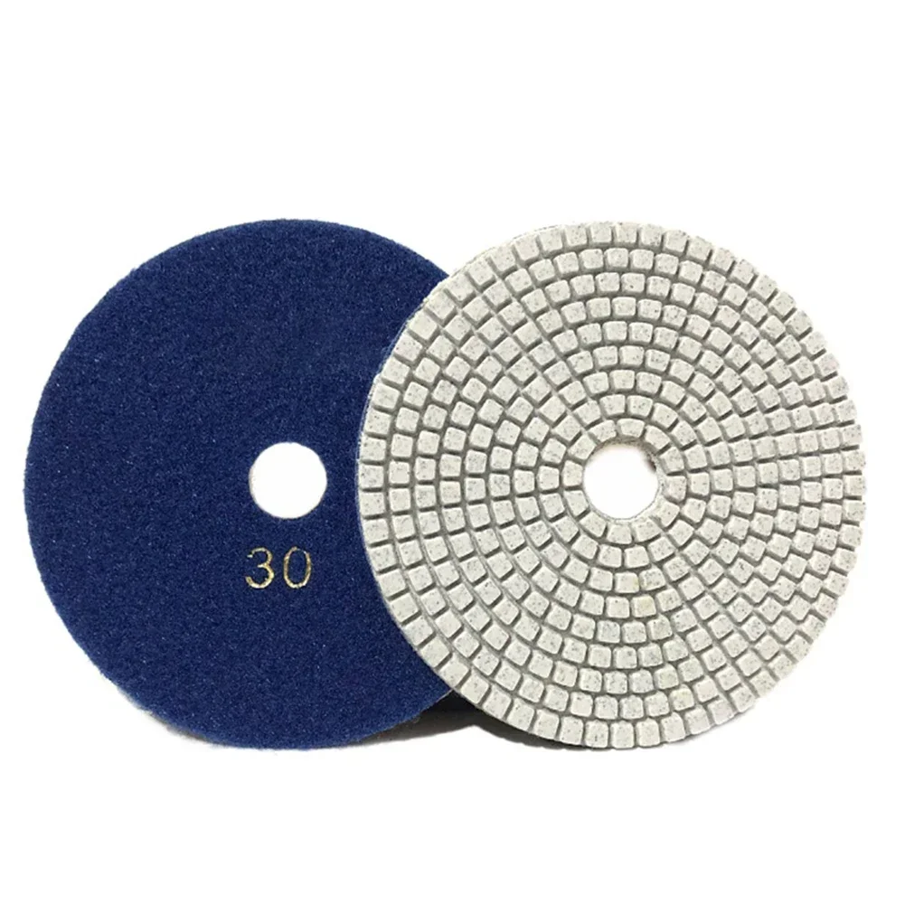 Diamond Polishing Pad Grinding Marble Transition Tool 125mm 5Inch Concrete Discs Dry/wet Flexible Floor Restoration