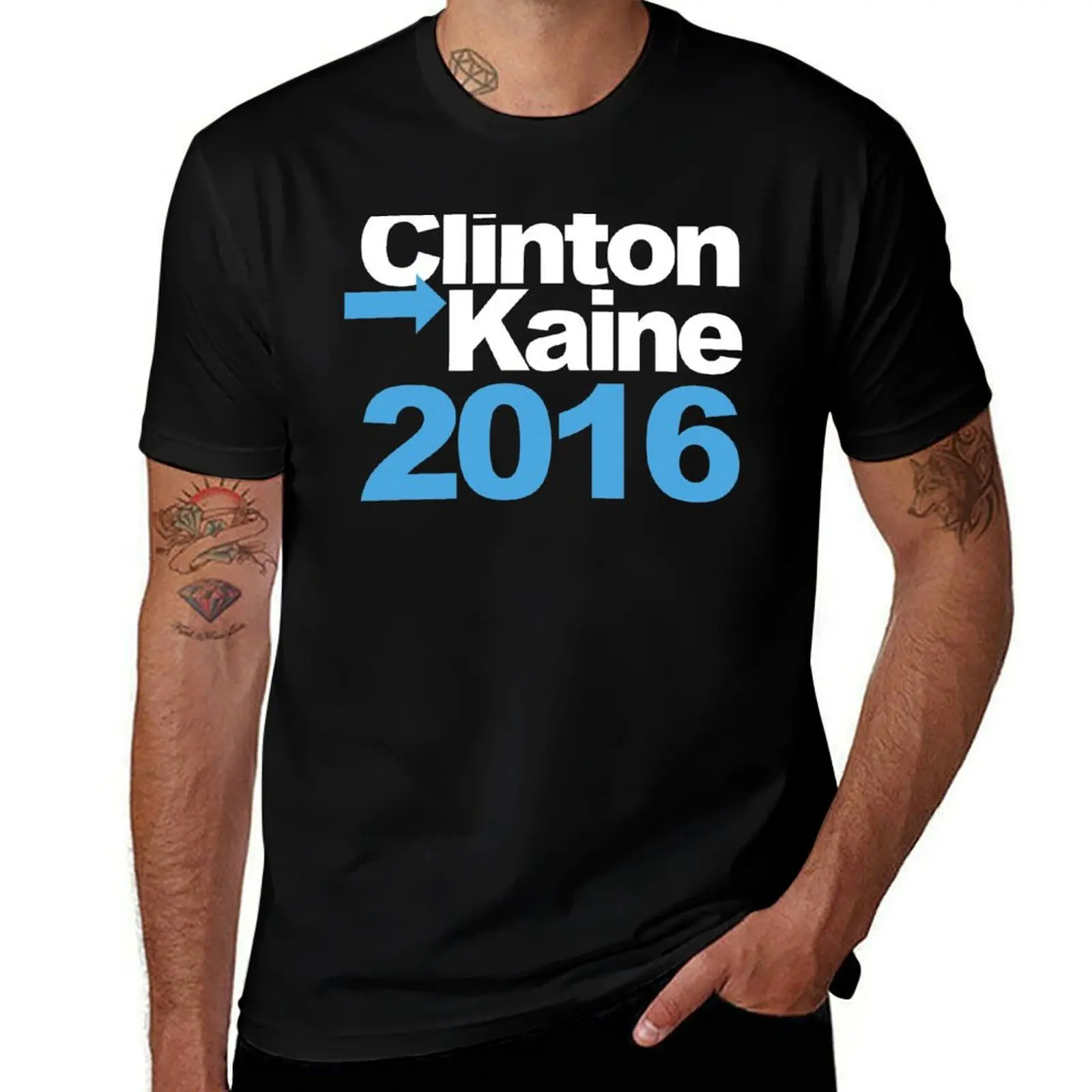 

Clinton Kaine 2016 T-Shirt man t shirts for men man t shirt cotton high quality t shirt man luxury T-shirt