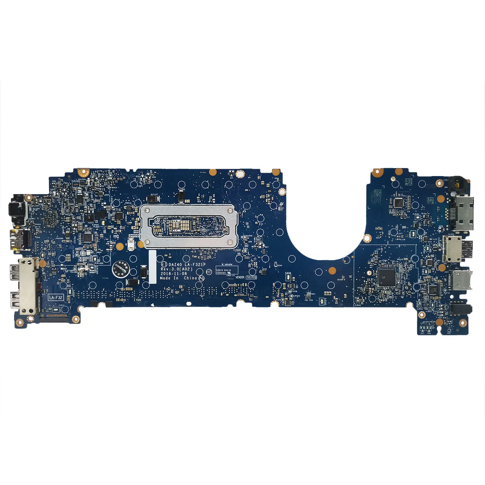 LA-F321P With i5-8350U i7-8650U CPU Notebook Mainboard For Dell Latitude 14 7490 Laptop Motherboard 100% Tested OK