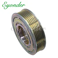 Polea de embrague de compresor AC A/C para CITROEN PEUGEOT 206+ 206 207 208 308 508 1007 CITROEN Berlingo C3 C4 9684480180 Sanden 1907