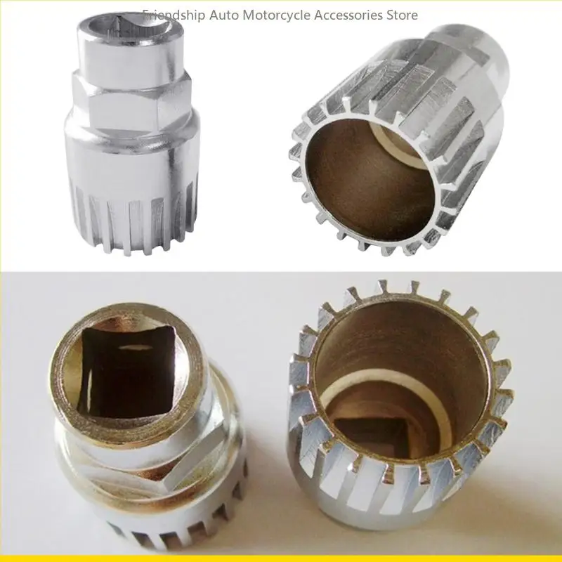 Szch Bicicletas Bottom Backet Bike Bike Extractor Remover extractor 20 Dientes llave