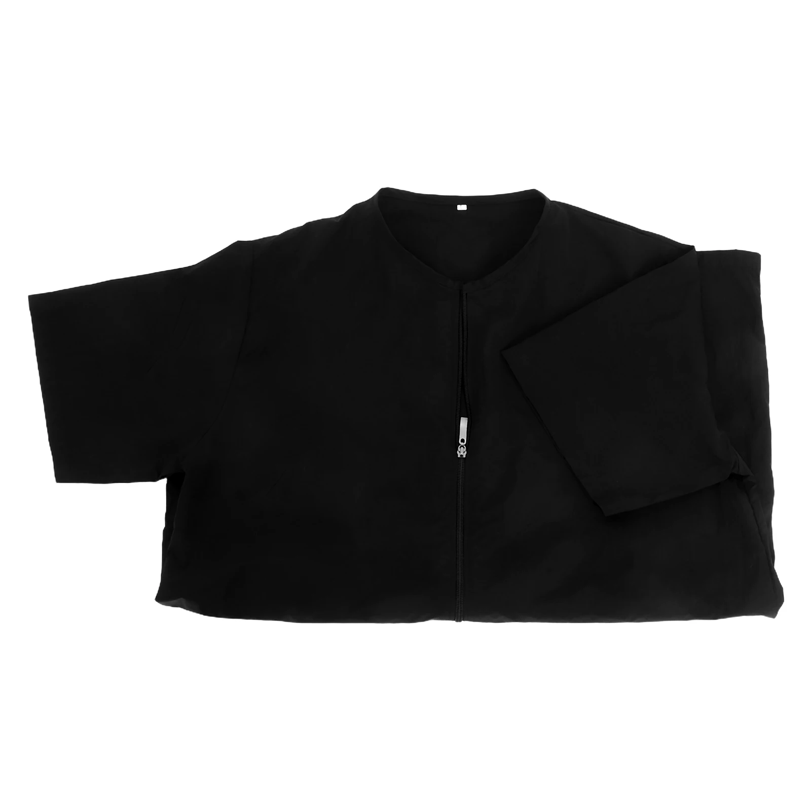 

Waterproof Dog Smock Anti-Static Pet Barber Jacket With Zipper Short Sleeve Salon Work Apron For Men Women L Size Durable Easy