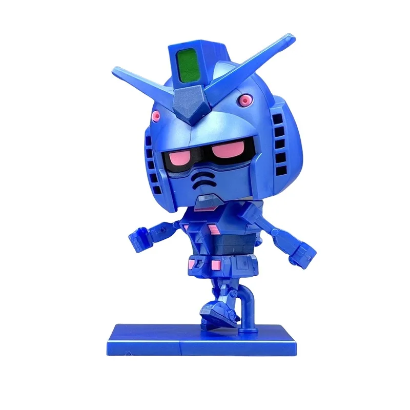 شحن سريع بانداي أنيمي GUNPLA-KUN ZAKUPLA-KUN CHARZAKU-KUN DX SET [7-ELEVEN] GUNDAM لعبة مجسمة أصلية لشخصية الحركة للأطفال