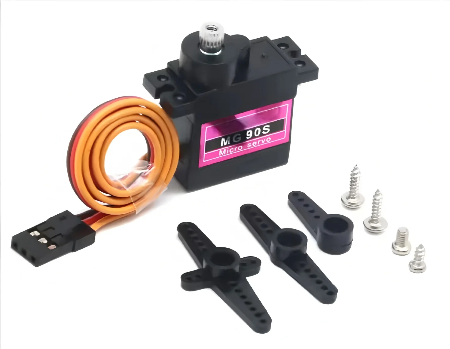 4/5/10/20 pièces MG90S Micro servomoteur engrenage métallique analogique RC servomoteur 180 pour Mini voiture avion hélicoptère Arduino Robot UNO bricolage