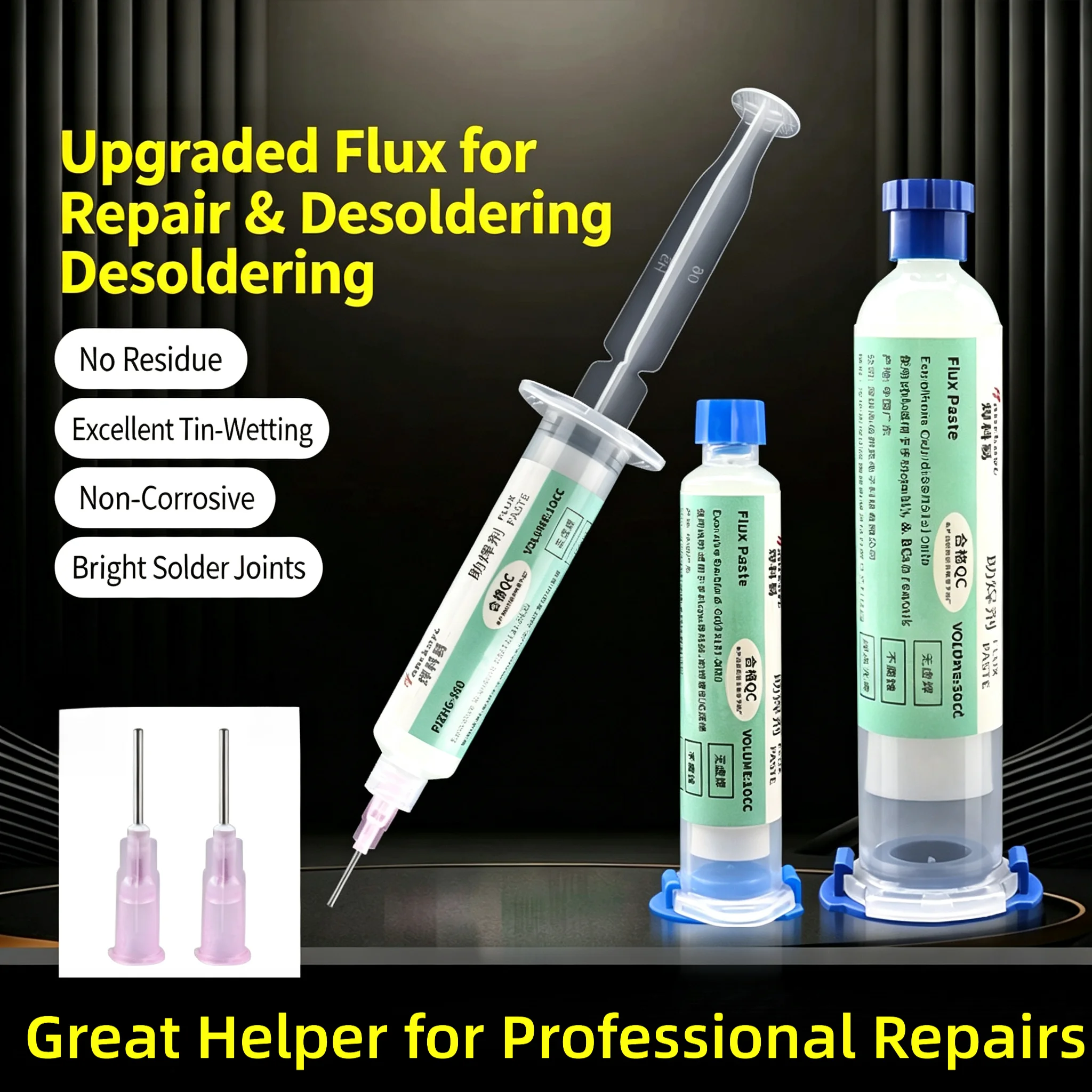 KINGBO RMA-218 10cc Solder Flux Soldering Iron Welding Flux Consumer Electronics Repair Solder Paste For Phone LED BGA SMD PGA