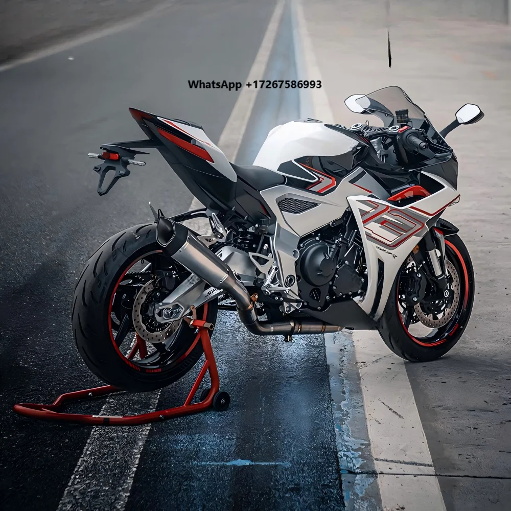 

Suitable for ZONTES 703RR China Titanium Alloy Motorcycle Silver Full Section Side Exhaust Competitive Tail Section Exhaust