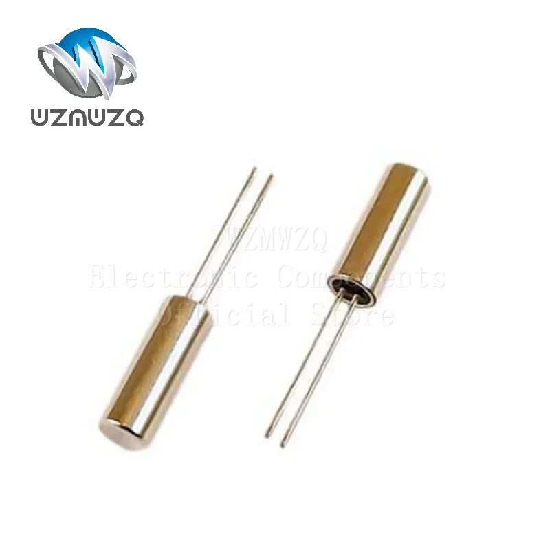 10PCS/Lot 32.768 KHZ 32.768K 3*8mm Cylinder Quartz Resonator 32.768KHZ Oscillator Quartz Crystal  12.5pF ±10ppm