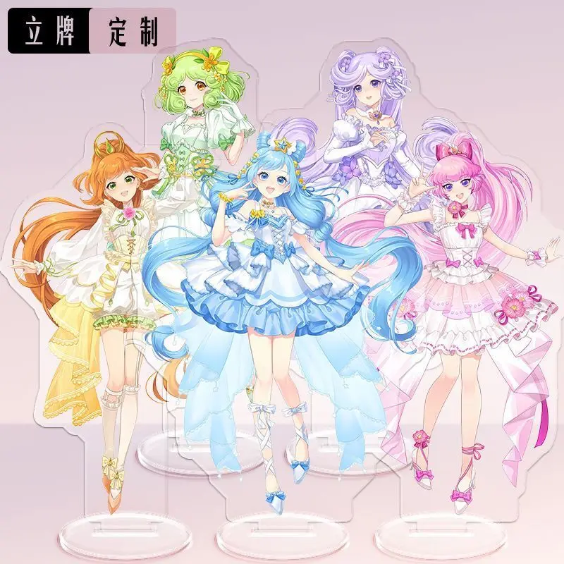 

Anime Game Xiaohua Animation High-Value Pure White Praise Double-Sided Acrylic Stand Peripheral Desktop Ornament For Friends And