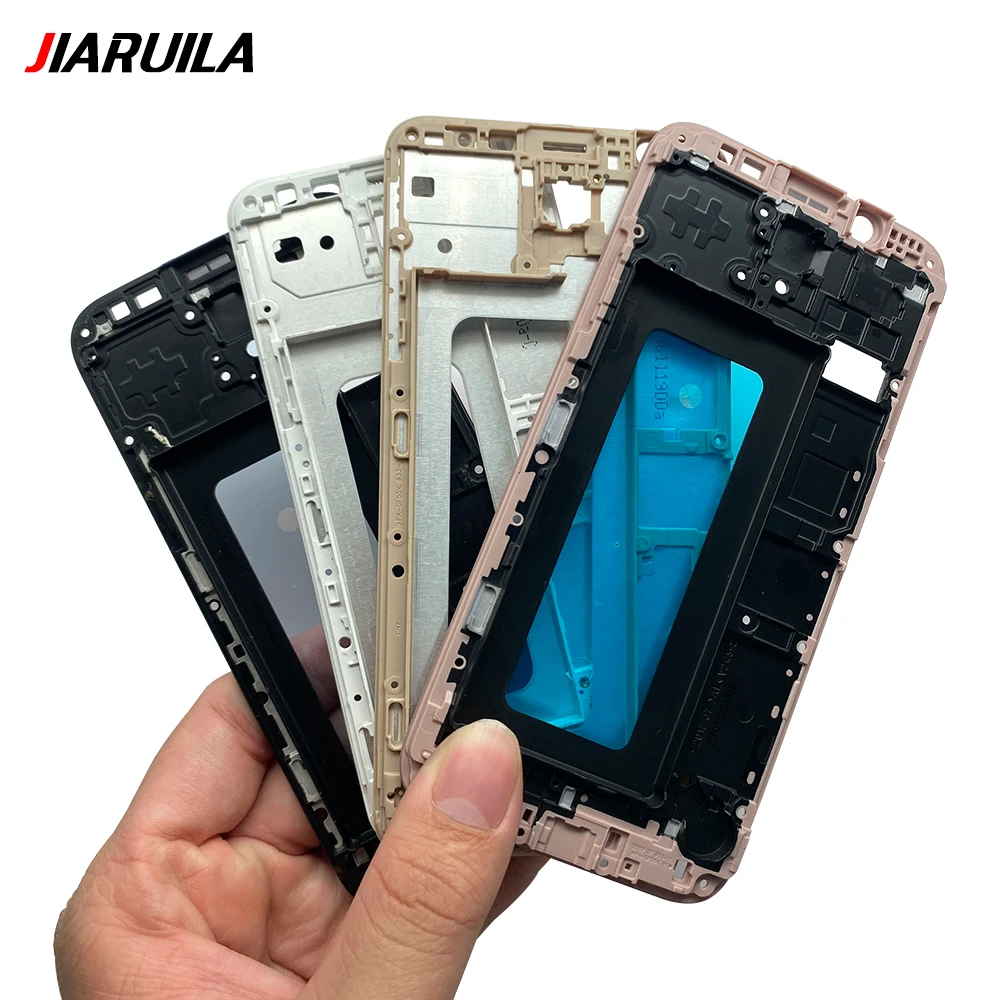 New For Samsung J5 J7 2017 J530 J730 J5 J7 Prime G570 G610 Housing Middle Frame Bezel Middle Replacement Parts Middle Frame