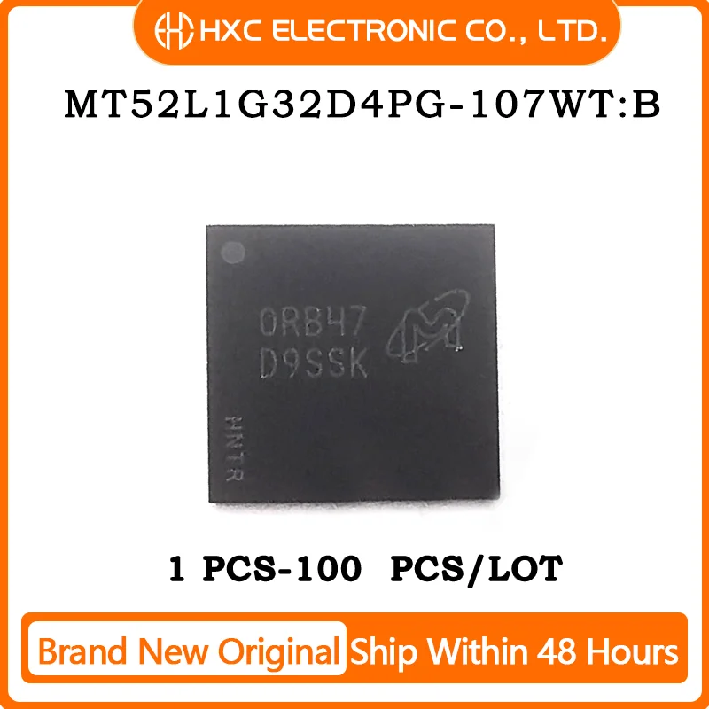 1PCS/10PCS/50PCS/100PCS MT52L1G32D4PG-107WT:B MT52L1G32D4PG BGA168 Brand New Original IC CHIP