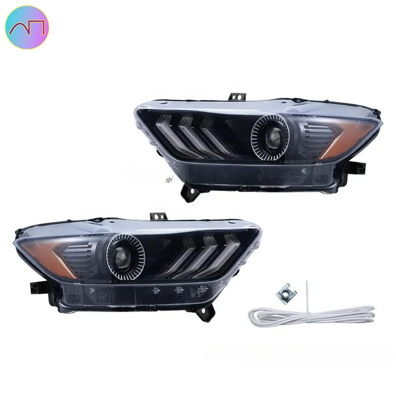 

New Arrival Modified Type Led Headlights for EU&US 2015 2016 2017 Mustang