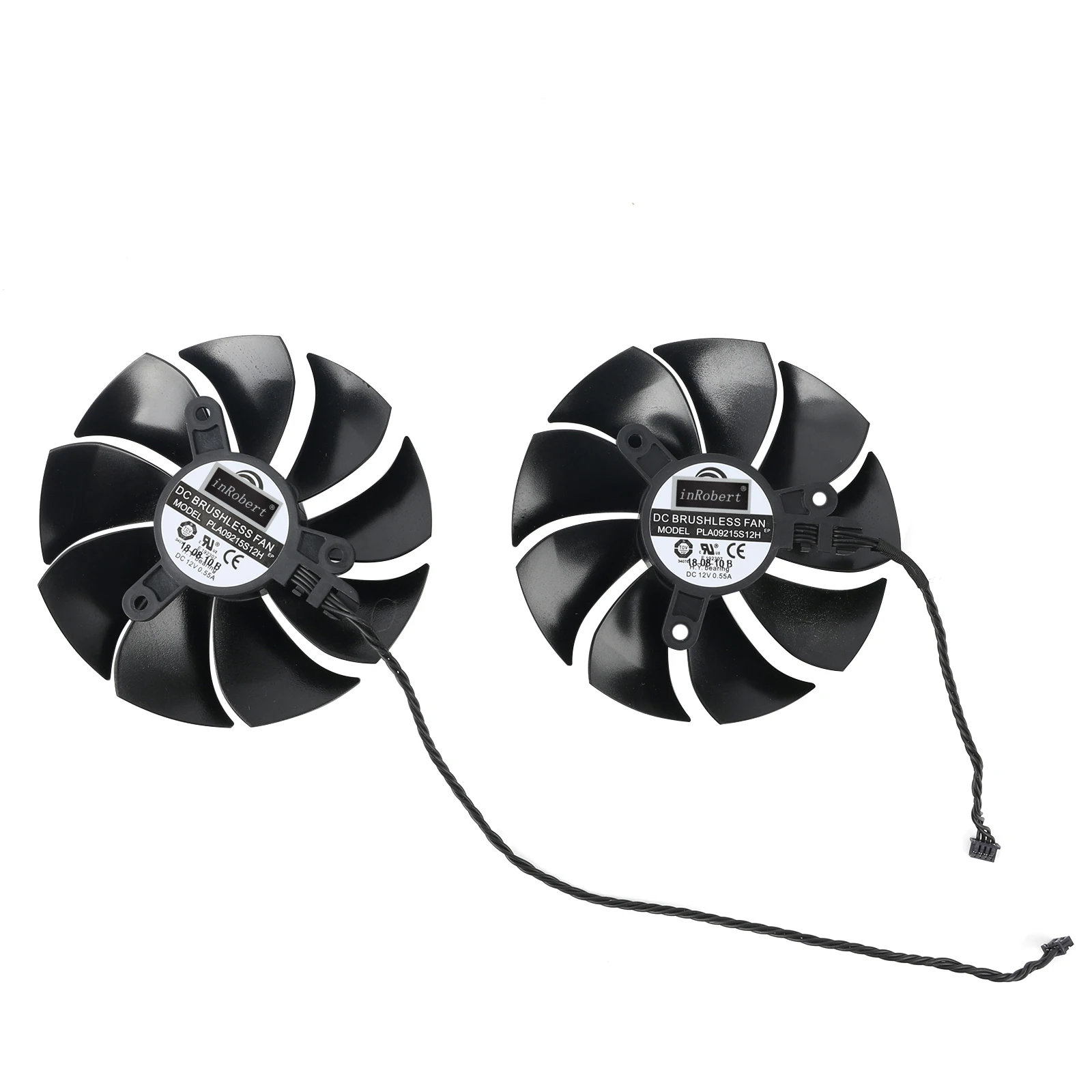 Ventilador de refrigeración para EVGA RTX 2080 2080Ti 2080S Super XC, ventilador de refrigeración para tarjeta de vídeo gráfica, 87mm, PLA09215S12H,