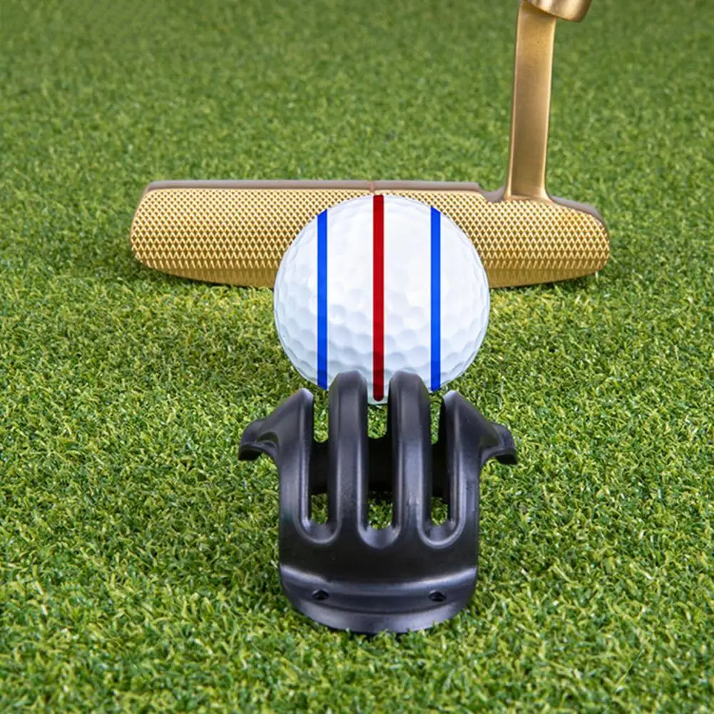 Precision Golf Ball Marker Golf Ball Marker ชุดลูกกอล์ฟ Line Marker พร้อมปากกาลายฉลุ Professional เพื่อการจัดตําแหน่งเพื่อความง่าย