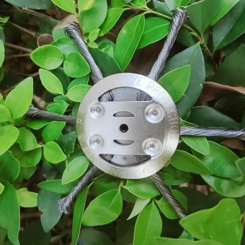 

Lawn Mower Wire 6-inch 8-inch Weeding Head Rust Removal Wheel Weeding Wheel Weeding Head Weeding Disc Weeding Machine Universal