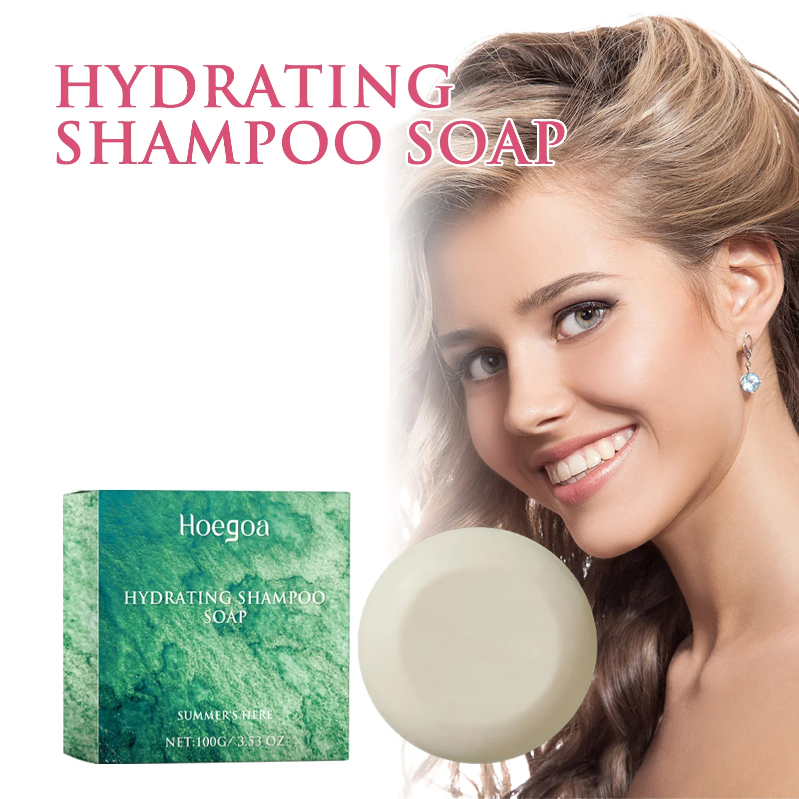 Milk Moisturizing Shampoo Bar - Gentle Cleansing & Nourishing, Controls Oil for Soft Shiny Hair, All Hair Types