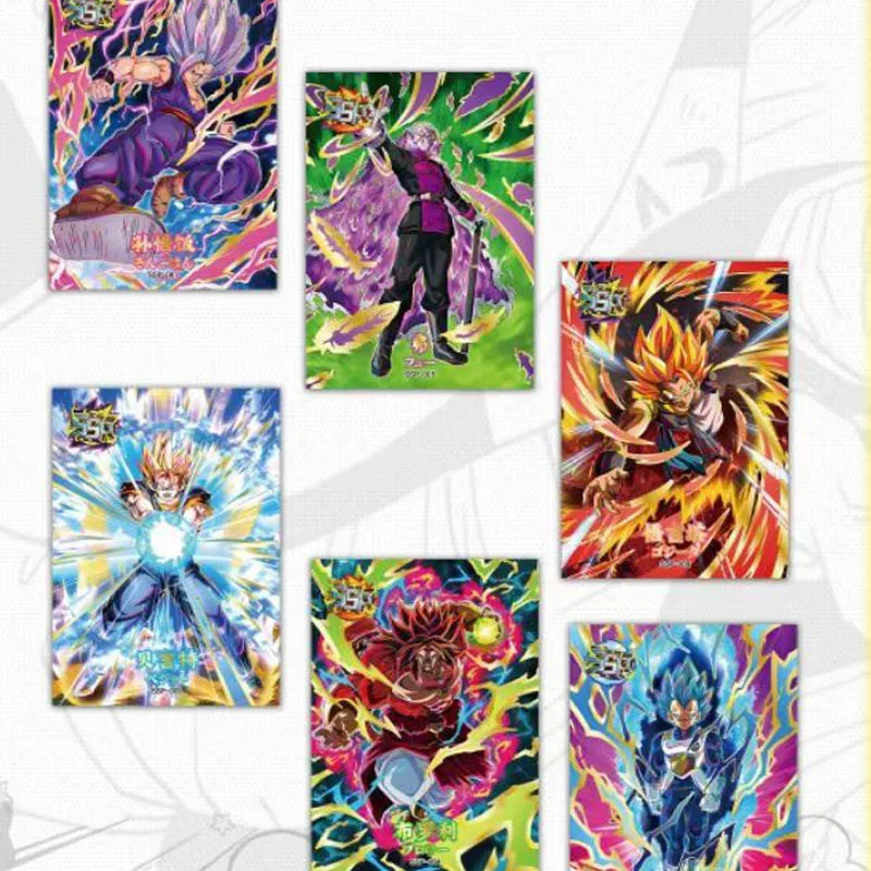 Dragon Ball Collection Cards Graded Oka Commemorative Edition Embroidery Battle Games For Family Original Game Toys Playing Card