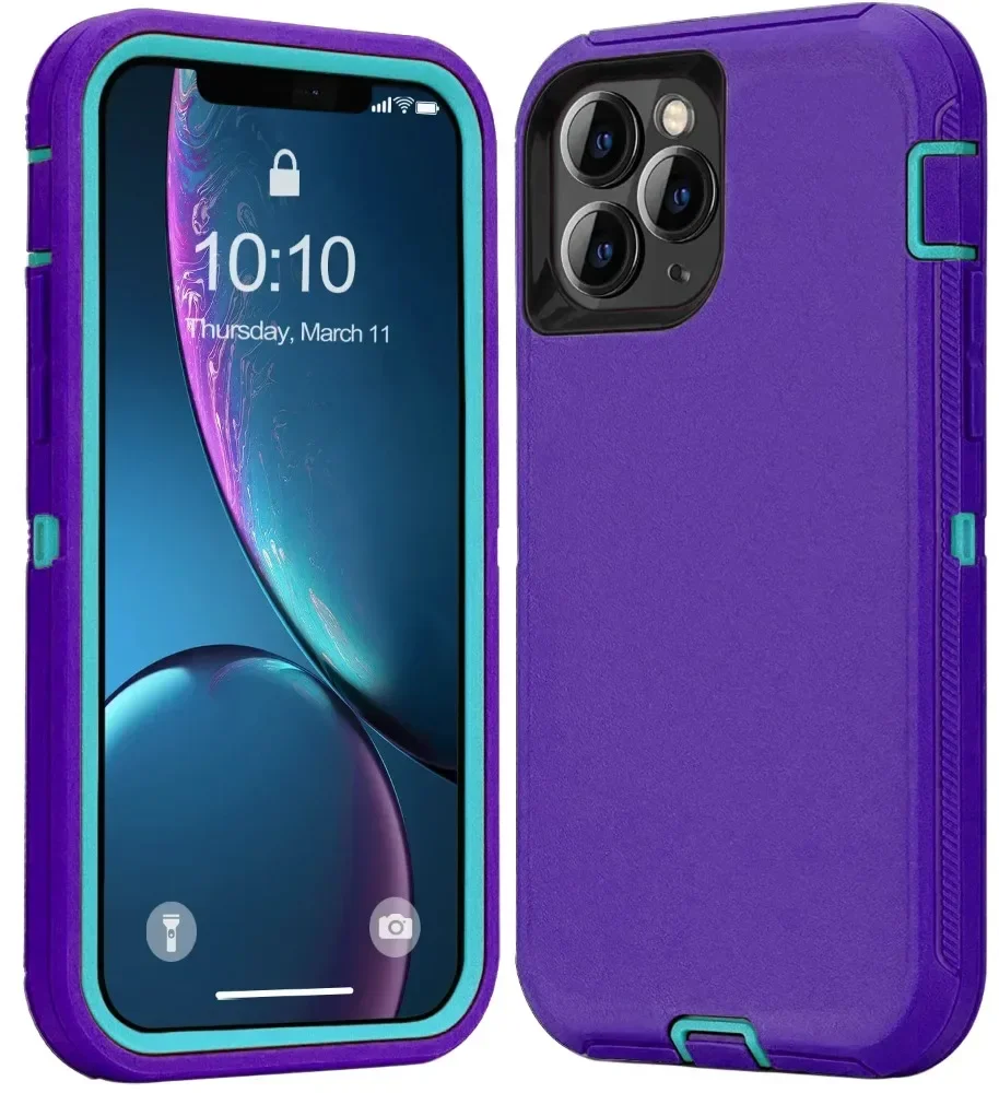 Rugged Armor OTT Handyhülle für iPhone 18 17 16 15 14 13 Pro Max, robuste PC+TPU-Schutzhülle, stoßfest, vollständiger Schutz. – Detail 13