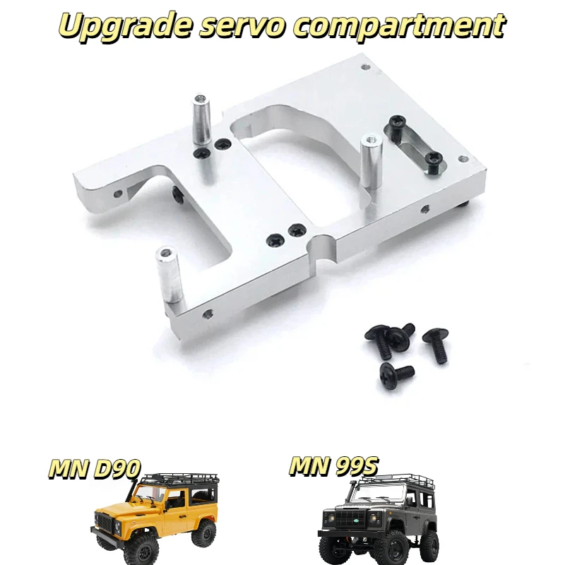 Mangniu D90 D91 D96 D99S WPL C14 C24 B14 B24 remote control car upgrade servo compartment