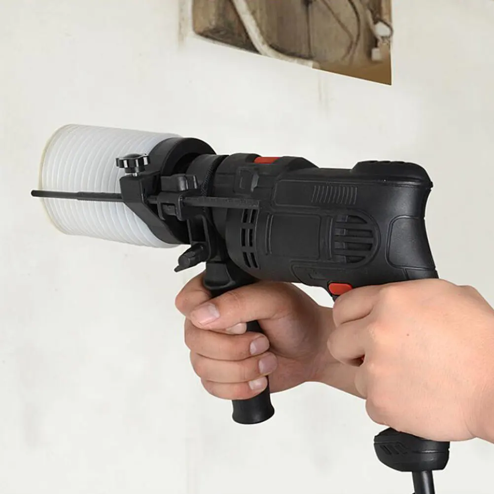 

Upgraded Electric Drill Dust Collector Impact Hammer Dust Cover Pvc Rubber Material Lightweight Universal Fit For Drilling