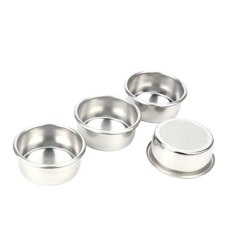51mm 2 Cup Coffee Powder Bowl Filter Basket Fit 51mm Bottomless Espresso Portafilter