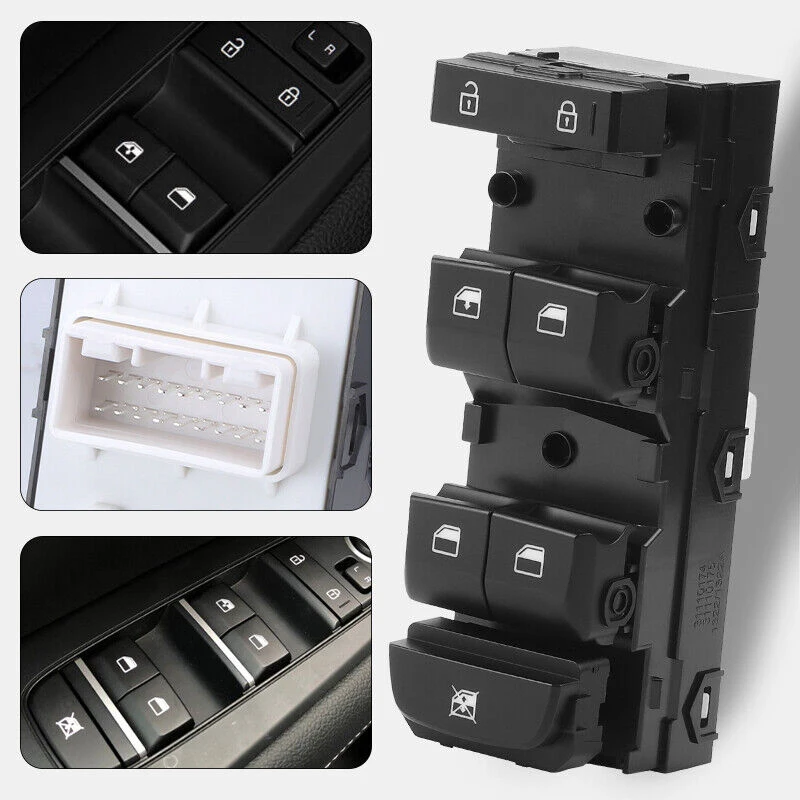 For KIA Cerato 2019 Electric Master Window Control Switch Regulator Button Direct Replacement 93571-M6120 93571-M6100