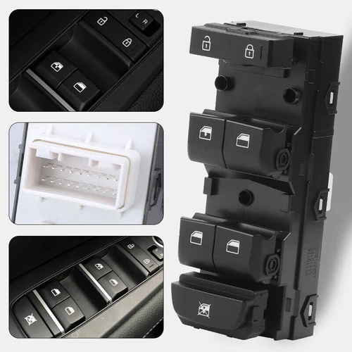 Imagen 2 del producto Interruptor de Control de ventana eléctrica para KIA Cerato 2019, botón regulador, reemplazo directo 93571-M6120 93571-M6100