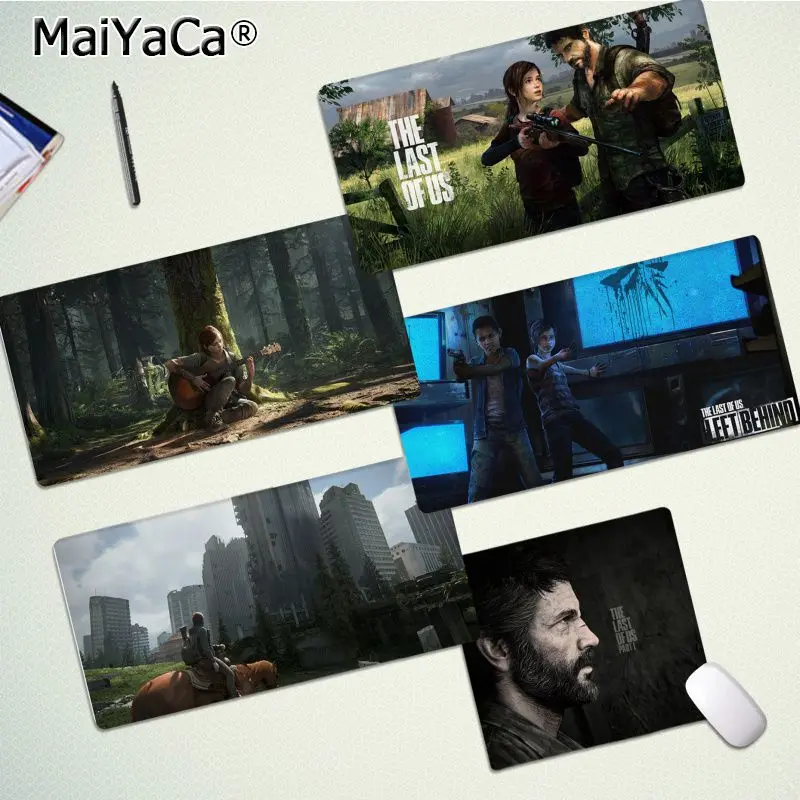 

The Last Of Us In Stocked Large Gaming Mouse Pad XL Locking Edge Size For Game Keyboard Pad For Gamer