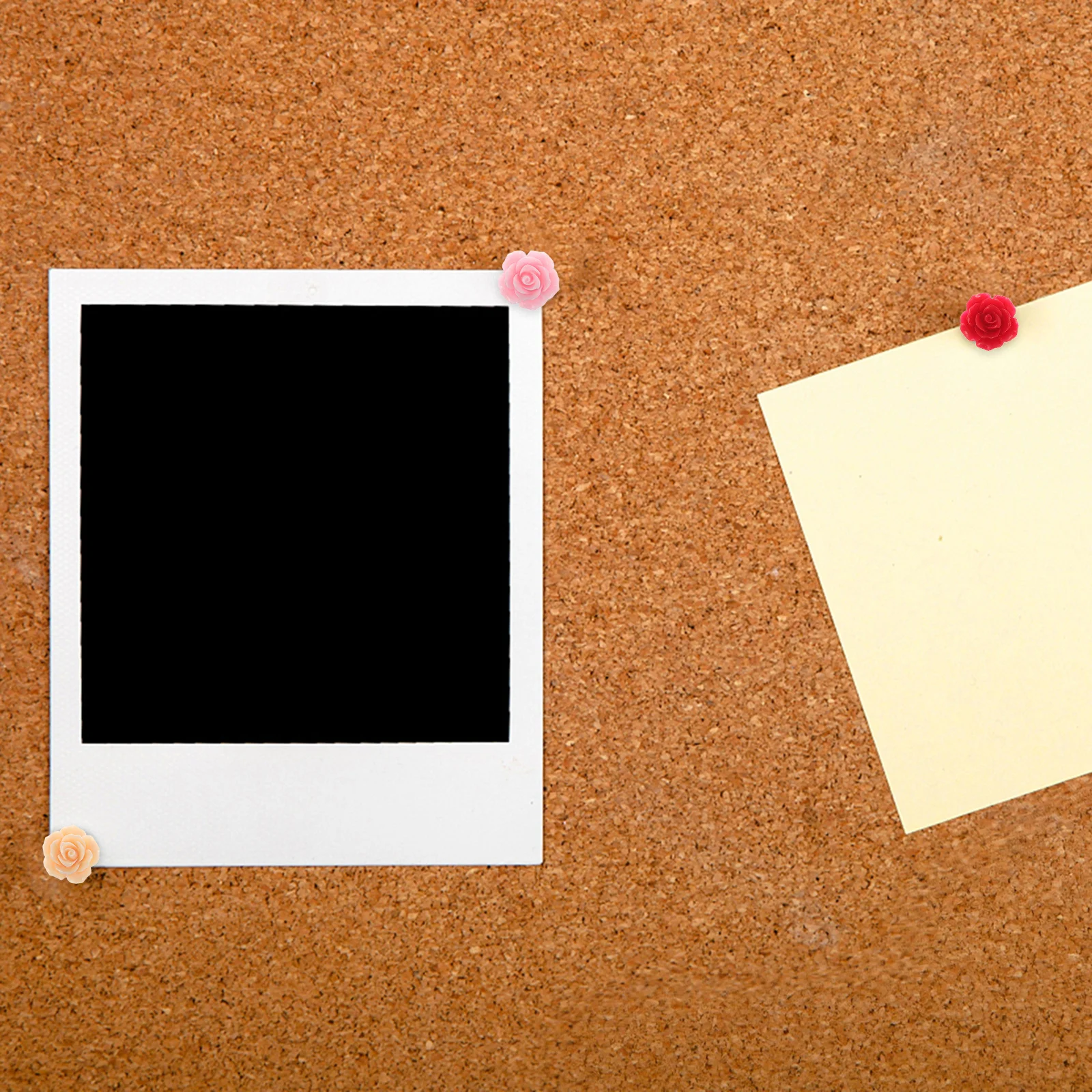 

40Pcs Flower Push Pin Set Vibrant Non-Fade Thumbtacks Lightweight Functional Pins for Office Study Room Decoration Use