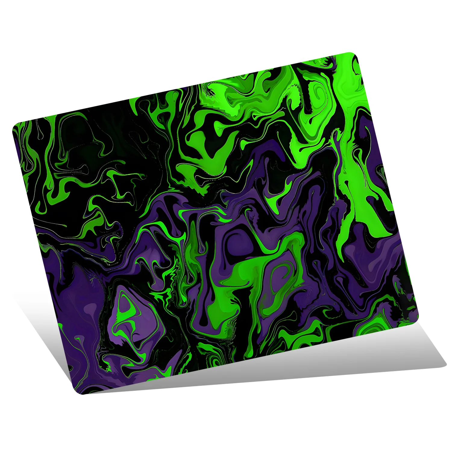 

Стеклянный коврик для мыши Green Wave Art Design Настольный коврик Гладкая стеклянная поверхность, стеклянный коврик для мыши с защитой от царапин и нескользящими подушечками