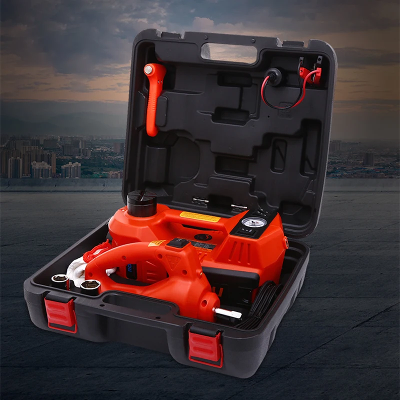 new DC12V Car Electric Jack Electric Wrench Car Tire Changing Tool 5T Car Lift 15-450mm Lifting Height Portable Auto Repair Tool