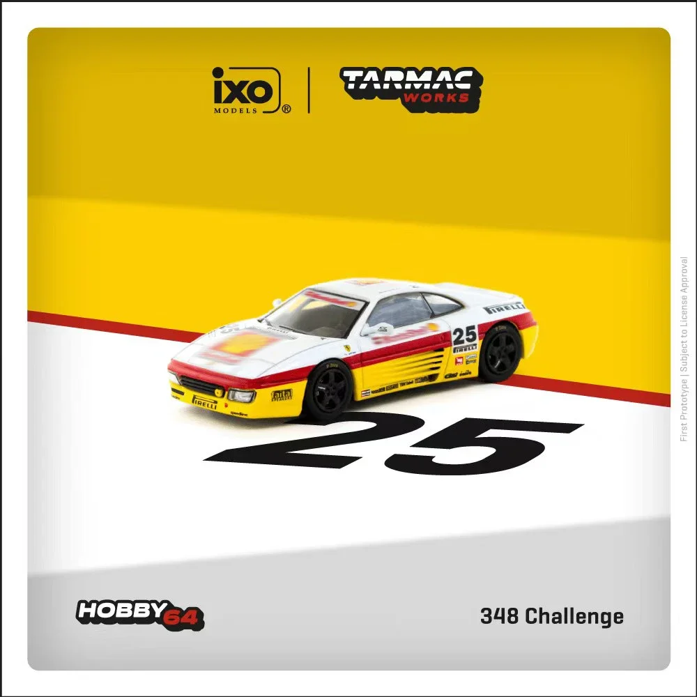 

Предпродажа TW 1:64 348 Challenge Italian GT 1994, коллекция литых моделей автомобилей, миниатюрная игрушка Tarmac Works