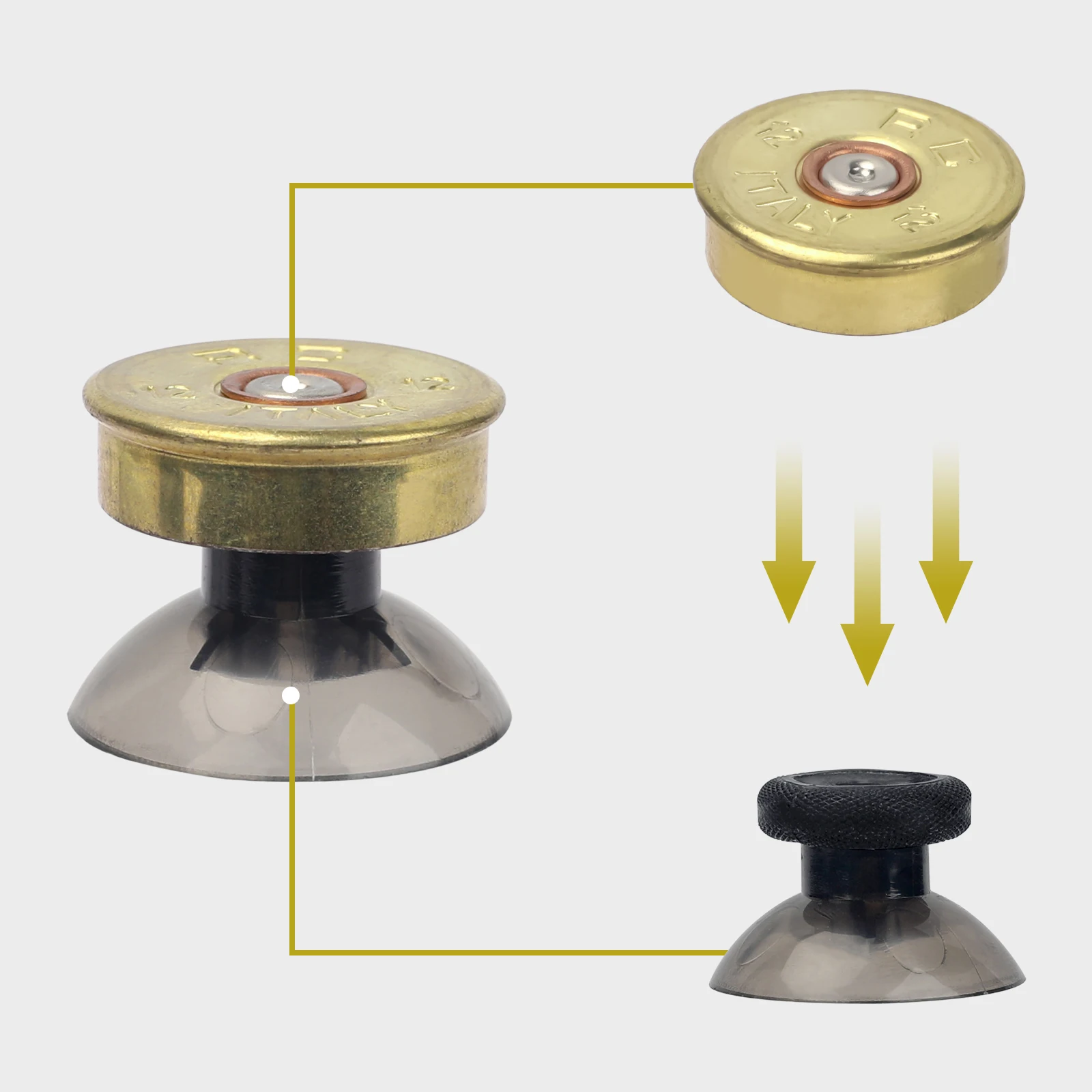 Ersatz DIY-Taste für PS5-Controller Daumens tifte Analog griff Kugel knöpfe Reparatur sätze für PS5-Tasten Zubehör