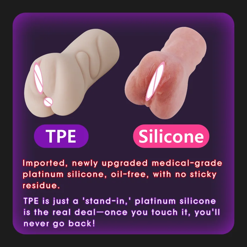 Masturbador masculino realista 1:1, Vagina realista de bolsillo, juguete sexual para hombres, túnel de silicona suave de 3 capas, entrada ajustada de 1,1 kg