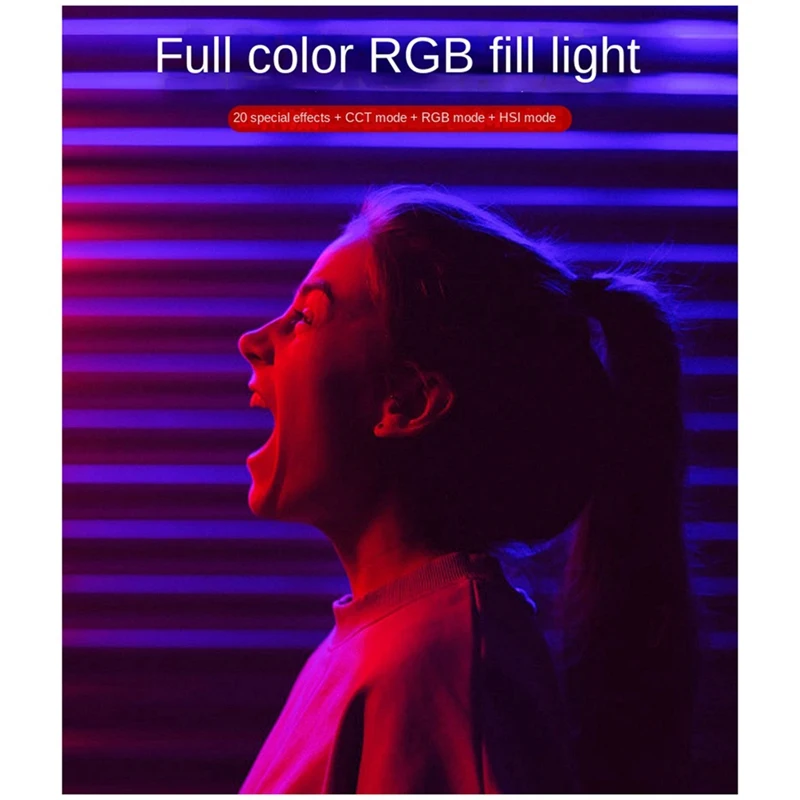 Портативная карманная фотовспышка RGB для зеркального фотоаппарата