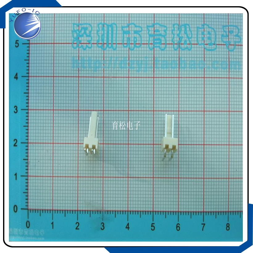 10PCS/LOT 2PIN KF2510 The Right Angle Pin plug type connector socket KF2510-2P spacing of 2.54MM terminal