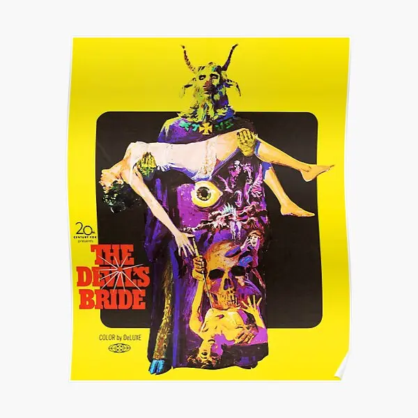 Devil S Bride Devil Rides Out 1968 Hor  Poster Funny Wall Art Modern Decoration Home Decor Painting Mural Picture Room No Frame