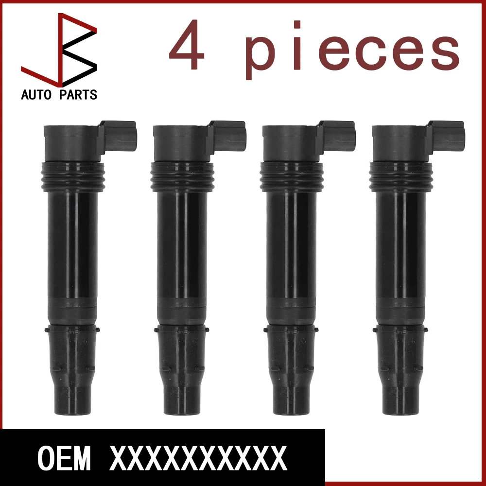 

4 шт. OEM 21171-1282 211711282 21171-0021 F6T570 Катушка зажигания ABS, термостойкая замена, подходит для Ninja ZX-6R ZX-6RR