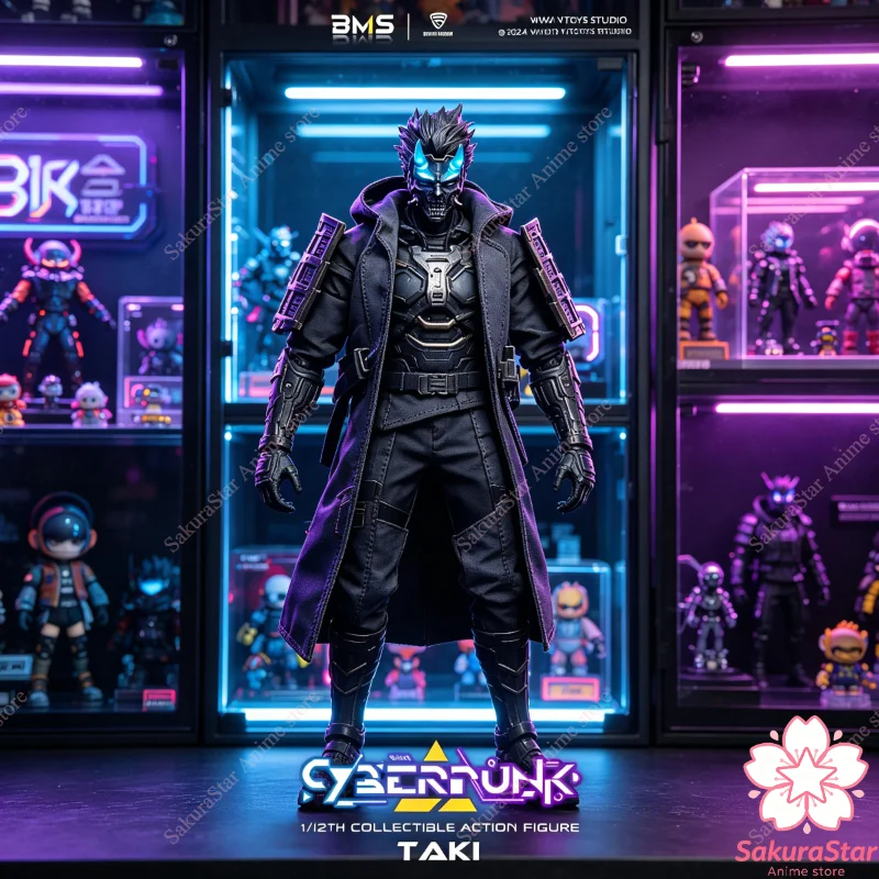В наличии: VTOYS BMS CF VSD010 Маска Самурая Таки Ханья, 6-дюймовая подвижная аниме-фигурка солдата, полный комплект игрушек
