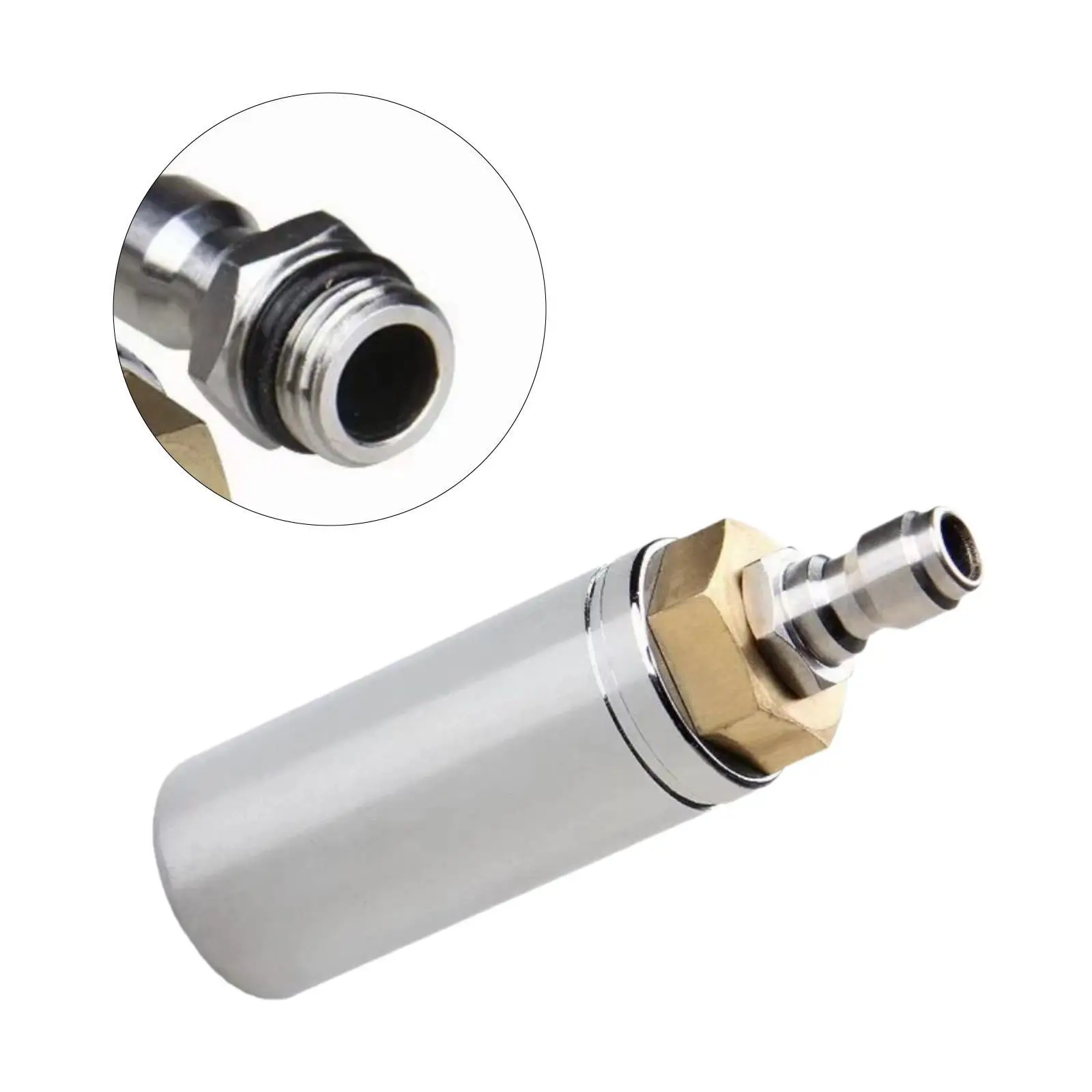 Multifunctional High Pressure Washer Nozzle Stainless Steel Rotating Power Nozzle for Concrete Brick Driveway